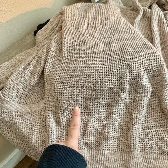 Vintage mauve cocoon cardigan - Picture 7 of 7